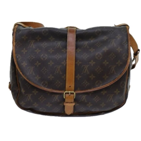 LOUIS VUITTON Monogram Saumur 35 Shoulder Bag - Picture 2 of 15